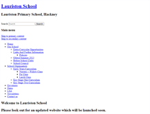 Tablet Screenshot of lauriston.hackney.sch.uk.172-30-178-41.psk-preview.lgfl.org.uk